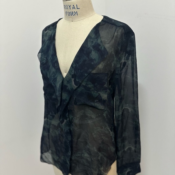 Babaton Silk Ruffle Blouse - Picture 9 of 11